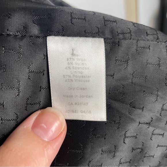 Talbots petities sz. 16 wp black tailored suit jacket | wool blend, business - Picture 6 of 10
